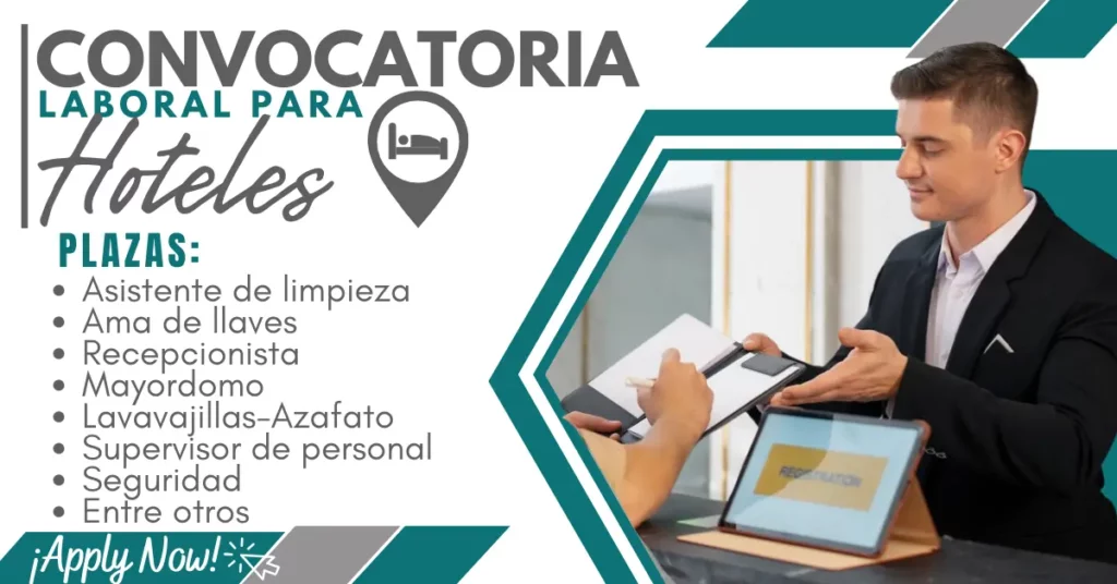 Haz realidad tus sueños profesionales en la industria hotelera. 🏨