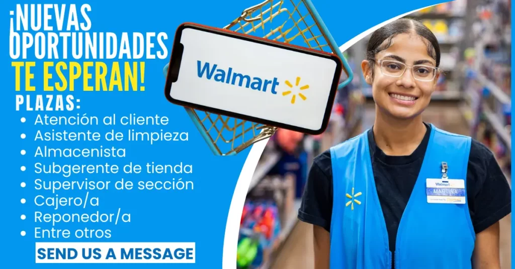 Walmart: Tu próximo empleo te espera aquí.🛒